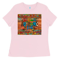 Bubblegum Pink i teach au some kids Ladies Tee - Artiststas
