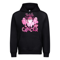 Black tackle cancer halloween ghosts american football Urban Hoodie - RanaPortraitStore