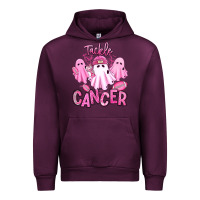 Mauve Wine tackle cancer halloween ghosts american football Urban Hoodie - RanaPortraitStore