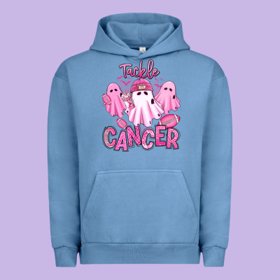 Urban Hoodie tackle cancer halloween ghosts american football