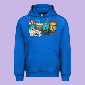 Jesus Coffee Cups Urban Hoodie Designed By Texasbilliewilder