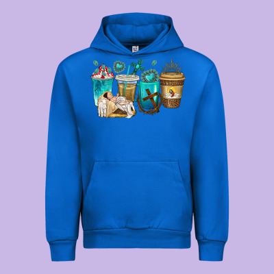 Urban Hoodie jesus coffee cups