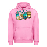 Fuchsia Pink jesus coffee cups Urban Hoodie - texasbilliewilder