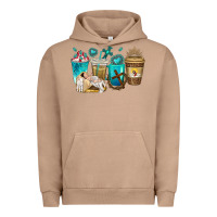 Pigment Burro jesus coffee cups Urban Hoodie - texasbilliewilder