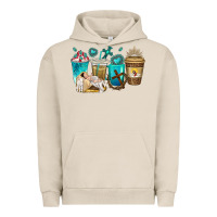 Pigment French Oak jesus coffee cups Urban Hoodie - texasbilliewilder