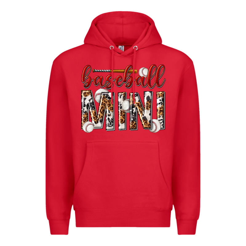 Baseball Mini With Leopard Premium Hoodie by texasbilliewilder | Teevron