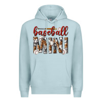 Blue Mist baseball mini with leopard Premium Hoodie - texasbilliewilder