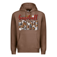 Chestnut baseball mini with leopard Premium Hoodie - texasbilliewilder