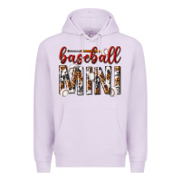 Lilac baseball mini with leopard Premium Hoodie - texasbilliewilder