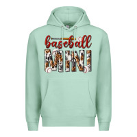 Seafoam baseball mini with leopard Premium Hoodie - texasbilliewilder