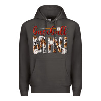 Smoke baseball mini with leopard Premium Hoodie - texasbilliewilder