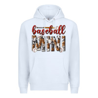 White baseball mini with leopard Premium Hoodie - texasbilliewilder