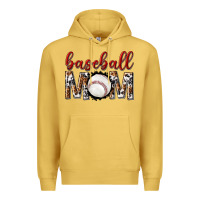 Antique Gold baseball mom Premium Hoodie - texasbilliewilder