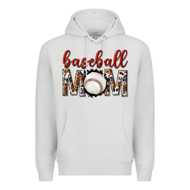 Baseball Mom Premium Hoodie by texasbilliewilder | Teevron