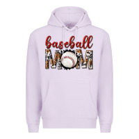 Lilac baseball mom Premium Hoodie - texasbilliewilder