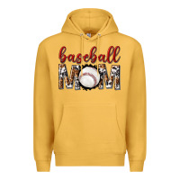 Mustard baseball mom Premium Hoodie - texasbilliewilder