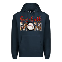 Navy baseball mom Premium Hoodie - texasbilliewilder