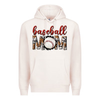 Pale Pink baseball mom Premium Hoodie - texasbilliewilder