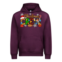 Mauve Wine christmas crew Urban Hoodie - Zillion Design Studio