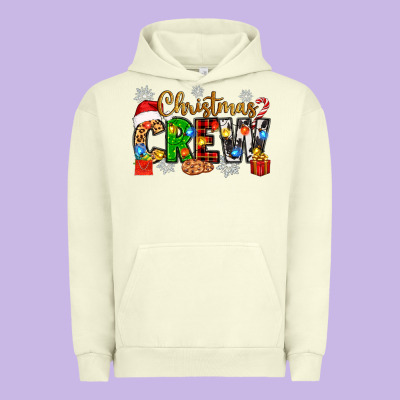 Christmas Crew Urban Hoodie Designed By Zillion Design Studio