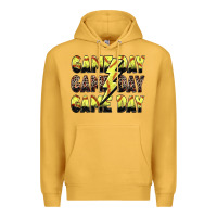 Mustard game day game day softball lightning bolt Premium Hoodie - Zillion Design Studio