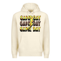 Sandshell game day game day softball lightning bolt Premium Hoodie - Zillion Design Studio