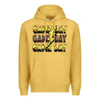 Antique Gold game day game day softball lightning bolt Premium Hoodie - Zillion Design Studio