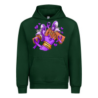 Forest Green domestic violence afro girl sneakers Urban Hoodie - RanaPortraitStore