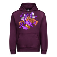 Domestic Violence Afro Girl Sneakers Urban Hoodie | Teevron