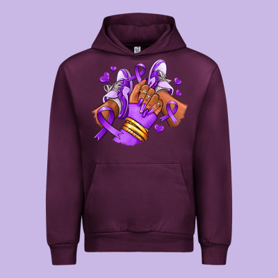 Urban Hoodie domestic violence afro girl sneakers