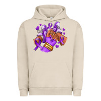 Pigment French Oak domestic violence afro girl sneakers Urban Hoodie - RanaPortraitStore