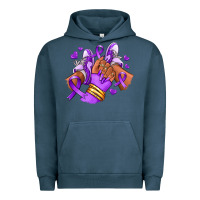 Pigment Midnight Navy domestic violence afro girl sneakers Urban Hoodie - RanaPortraitStore