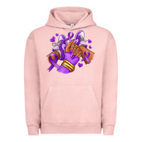 Pigment Salmon domestic violence afro girl sneakers Urban Hoodie - RanaPortraitStore