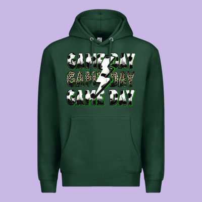 Game Day Game Day Soccer Lightning Bolt Premium Hoodie Designed By Zillion Design Studio