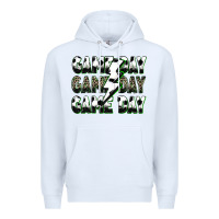 White game day game day soccer lightning bolt Premium Hoodie - Zillion Design Studio