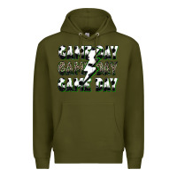 Army Green game day game day soccer lightning bolt Premium Hoodie - Zillion Design Studio