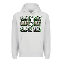 Dove Grey game day game day soccer lightning bolt Premium Hoodie - Zillion Design Studio