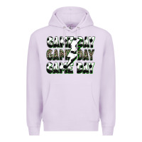 Lilac game day game day soccer lightning bolt Premium Hoodie - Zillion Design Studio
