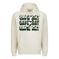Oatmeal Heather game day game day soccer lightning bolt Premium Hoodie - Zillion Design Studio