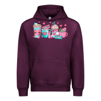 Mauve Wine lash hustler coffee cups Urban Hoodie - texasbilliewilder
