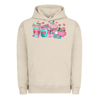 Pigment French Oak lash hustler coffee cups Urban Hoodie - texasbilliewilder