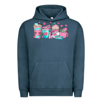 Pigment Midnight Navy lash hustler coffee cups Urban Hoodie - texasbilliewilder