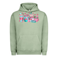 Pigment Oil Green lash hustler coffee cups Urban Hoodie - texasbilliewilder