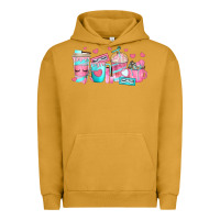 Pigment Peanut Butter lash hustler coffee cups Urban Hoodie - texasbilliewilder