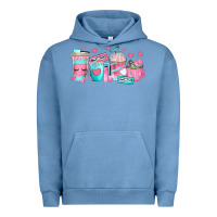 Pigment Pebble Blue lash hustler coffee cups Urban Hoodie - texasbilliewilder