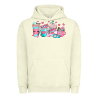 Pigment Pistachio lash hustler coffee cups Urban Hoodie - texasbilliewilder