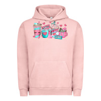 Pigment Salmon lash hustler coffee cups Urban Hoodie - texasbilliewilder