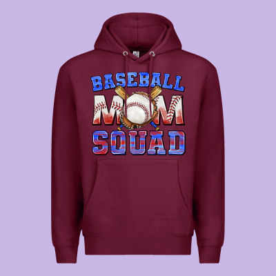 Baseball Mom Squad Premium Hoodie Designed By Texasbilliewilder