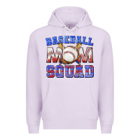 Lilac baseball mom squad Premium Hoodie - texasbilliewilder