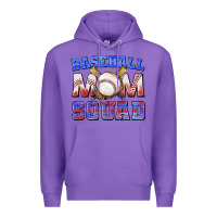 Purple baseball mom squad Premium Hoodie - texasbilliewilder